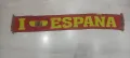 Футболен шал на Испания Spain / I love Espana - зимен , еднолицев, в отлично състояние, снимка 1