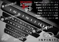 ПРАГОВЕ карбон INFINITI фолио стикери inp1, снимка 8