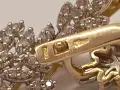 Руско злато. Обеци с брилианти. , снимка 12
