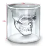 2бр Триизмерна стъклена чаша череп за уиски за алкохол, снимка 4