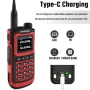 Нова трибандова BAOFENG UV 20 Ultra 30w 14000mah 136-174; 220-260,400-520 usb зареждане PMR лов От в, снимка 10
