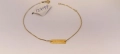 Златна гривна-0,56гр/14кр, снимка 4