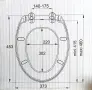 Седалка и капак за тоалетна чиния Allibert със забавено падане, снимка 3