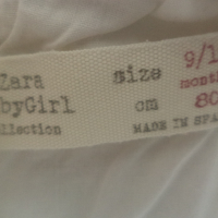 ZARA baby girl 9-12 месеца, снимка 5 - Бебешки рокли - 36508033