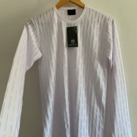 Бяла мъжка блуза тениска налична в четири размера , снимка 8 - Тениски - 29397566