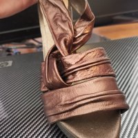 обувки New Look, лимитирани. Естествена кожа, размер 39, височина на тока 12.5 см , снимка 3 - Дамски боти - 44369417