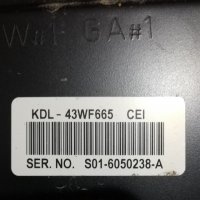 1-982-629-12 Sony KDL-43WF665 на части, снимка 6 - Части и Платки - 40170017