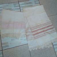 Старинна кенарена кърпа с дантела №2, снимка 5 - Антикварни и старинни предмети - 29987304