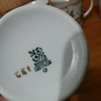Полски порцелан големи чаши за чай , снимка 5 - Антикварни и старинни предмети - 38642470