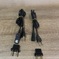 Kawasaki KS-20 + KB205A захранваш кабел За SHARP&SANYO  vintage retro power cord , снимка 1 - Радиокасетофони, транзистори - 44402795