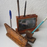 4 бр дървени моливници, снимка 7 - Други ценни предмети - 29743292