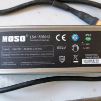 Захранване MOSO LSV-150B012 12V, 12,5A,150W , снимка 2 - Други машини и части - 33755819