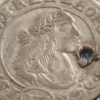 Сребърна монета 6 кройцера 1671г. Леополд първи Кремниц Унгария 13774, снимка 2 - Нумизматика и бонистика - 42890187