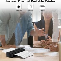 Термален принтер Phomemo M832, мобилен принтер A4, снимка 7 - Принтери, копири, скенери - 44457442