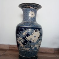 Продавам голяма,стара и красива, китайска ваза., снимка 5 - Колекции - 39728380