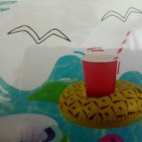 Надуваема поставка за чаша,за басейн,плаж и др., снимка 3 - Надуваеми играчки - 38419018