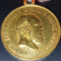 За Усердие златен медал Царска Русия -21.43 гр. 18 кр., снимка 2 - Антикварни и старинни предмети - 38262529