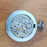 Джобен часовник Молния с гилоширан тъмно кафяв циферблат , снимка 8 - Антикварни и старинни предмети - 37590892