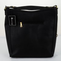 Дамска чанта в черно и сиво марка Giorgio di Mare , снимка 2 - Чанти - 38436985
