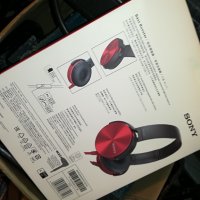 sony-red headphones 1606221128, снимка 9 - Слушалки и портативни колонки - 37103270