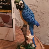 Малка Стара фигура на папагал, 9.5см Германия., снимка 5 - Колекции - 35372237