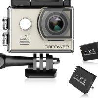 WIFI екшън камера с  аксесоари DBPOWER EX5000, снимка 5 - Камери - 44237015