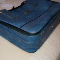 Куфар естествена кожа - Марко Поло син Marco Polo Suitcase, снимка 5 - Куфари - 34495696