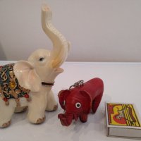 Два броя слончета порцеланов и кожен , снимка 6 - Колекции - 31306472