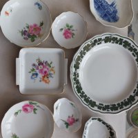  Фирма Майсен''Meissen Porcelain''чинийки за сладко и декорация, снимка 2 - Чинии - 42216690