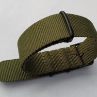 Текстилна каишка 24мм Нато Nato, снимка 5 - Каишки за часовници - 30864068