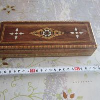 Уникална дървена кутия за бижута интаразия  3, снимка 1 - Други - 33803545