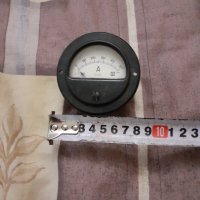 Стара измервателна система,измервателен уред,амперметър #5, снимка 3 - Антикварни и старинни предмети - 30921247
