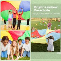 Детски парашут дъга Rainbow 3 метра, снимка 5 - Други - 42852986