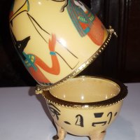 Порцеланово яйце в стил Феберже , снимка 7 - Декорация за дома - 44292686