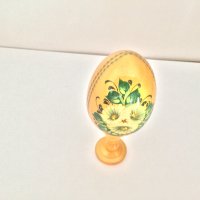 Великденско яйце, дървено №1 - златисто, снимка 12 - Декорация за дома - 38194686