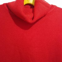 Супер мекичка червена блуза, размер XL, снимка 2 - Блузи с дълъг ръкав и пуловери - 38365082