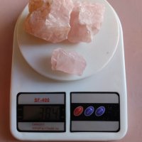 Розов кварц - произход Мозамбик - необработен минерал, снимка 18 - Други ценни предмети - 40551027