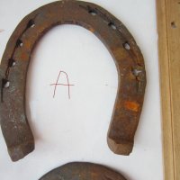 Стара подкова, подкови, ковано желязо, снимка 2 - Други ценни предмети - 30293899