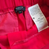 Елегантен червен панталон, р-р 34, снимка 4 - Панталони - 42692043
