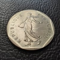 Монета 2 франка 1981 г. Франция - топ!, снимка 7 - Нумизматика и бонистика - 42478603