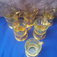 Руски стакани и подстакани Горкий за чай, снимка 9 - Чаши - 36430238