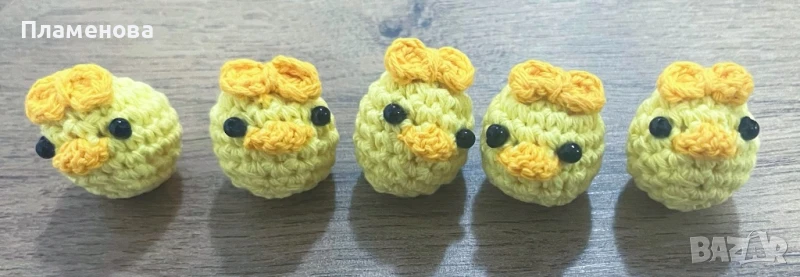 Плетени патенца (главички) за ключодържатели, снимка 1