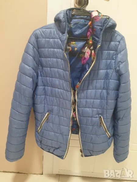 Синьо олекотено яке, снимка 1
