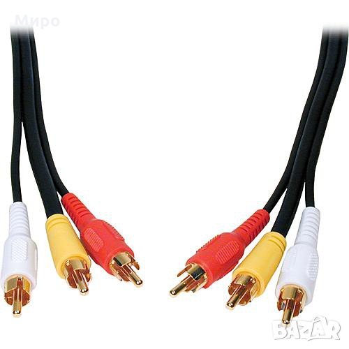 Аудио-Видео кабели, преходници, конвектори (RCA), снимка 1