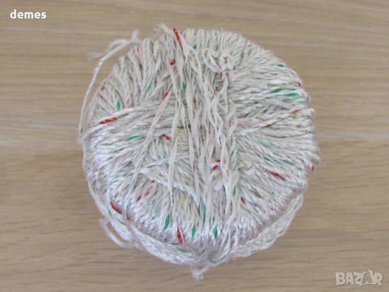  Прежда за декорации резеда зелено меланж, снимка 1