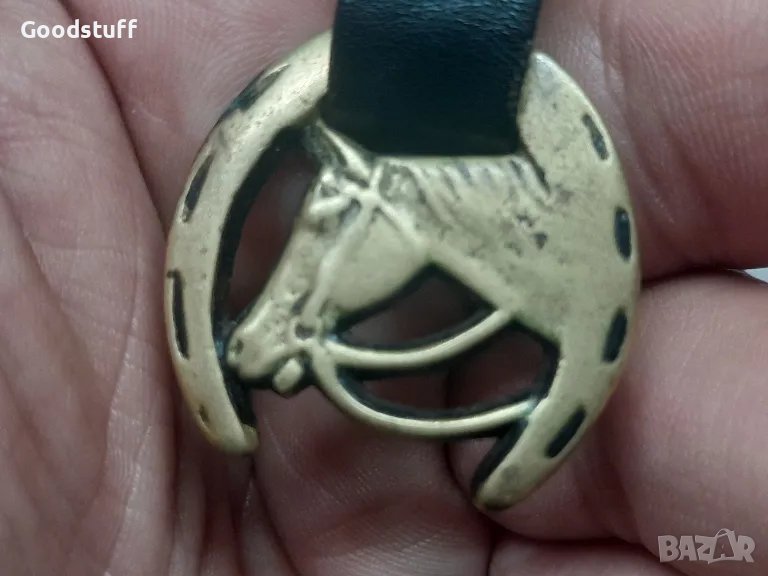 Кюстек,Зенит,Zenith,подкова,бронз,Billodes шатлен за джобен часовник, кон

, снимка 1