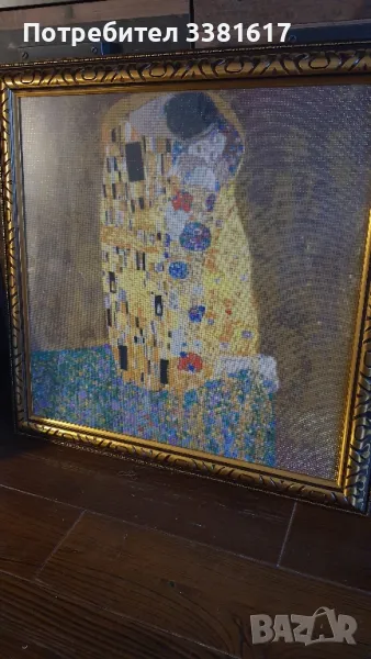 Диамантен гоблен "Целувката" на Густав Климт, снимка 1