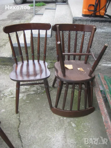 Дървени столове, снимка 1