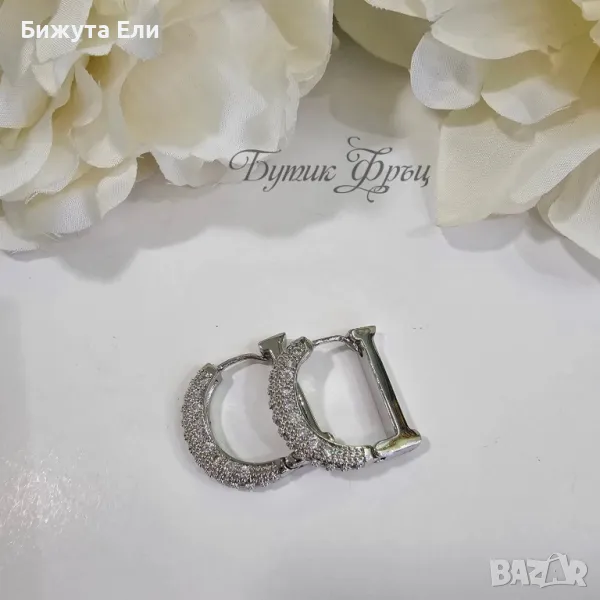 Обеци стомана D, снимка 1