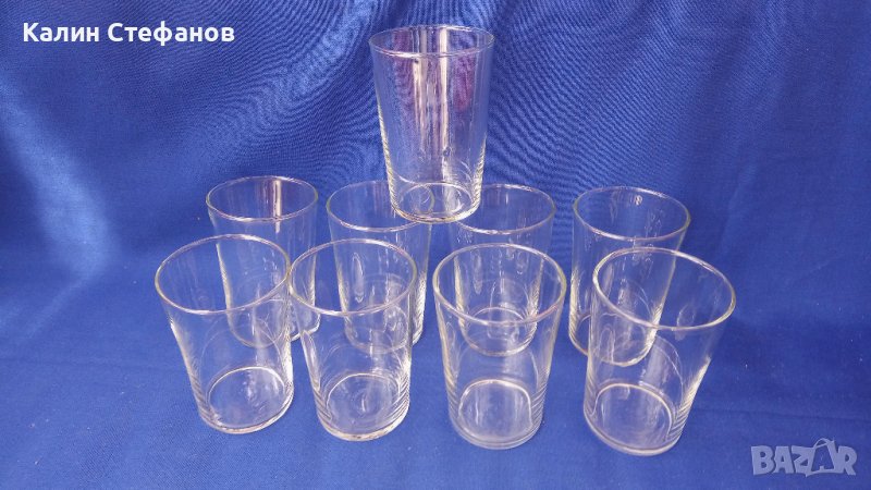 Стакани за чай, топлоустойчиви, тънкостенни, полски – 9 бр, снимка 1